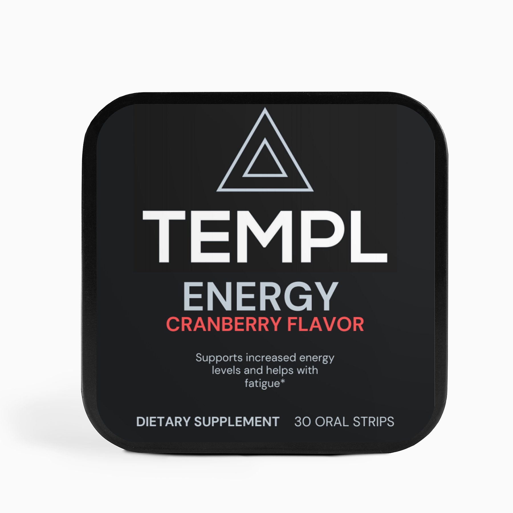 Templ Energy, Natural Energy, Front Packaging