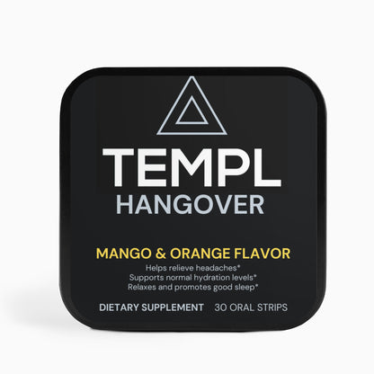 Templ Hangover, Hangover Prevention, Front packaging