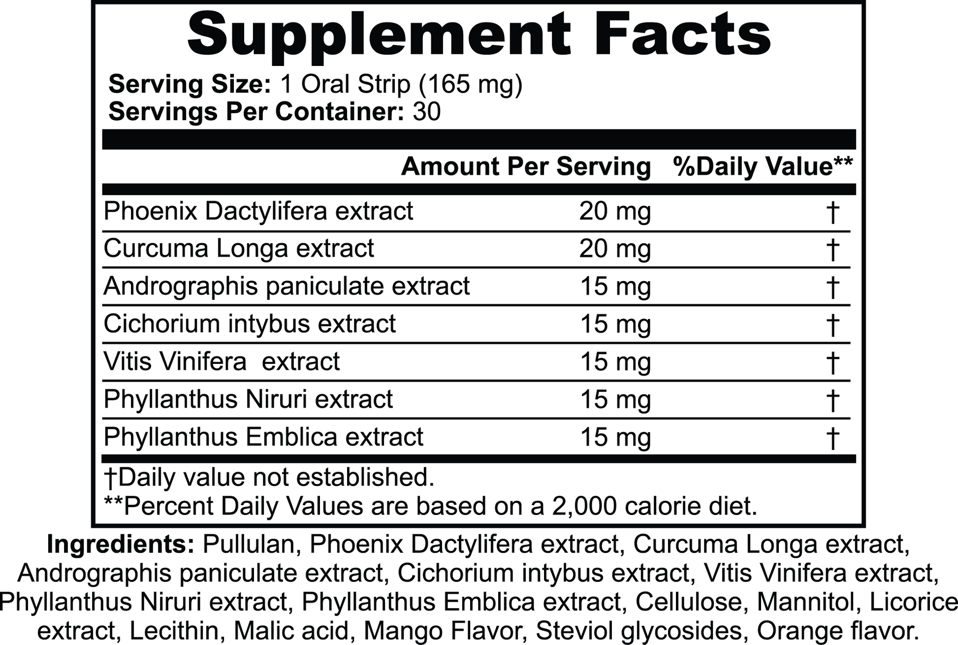 Templ Hangover Ingredients,